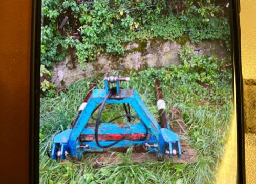 Hydraulische Ballenzange