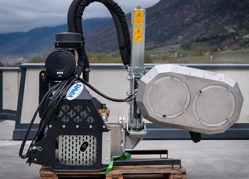 Pneumatische Entblätterung im Weinbau